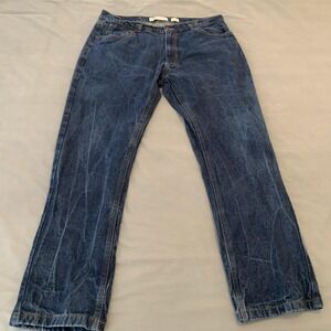 Shaka‎ Wear Raw Denim Jeans Mens 36x32 Blue Regular Straight Denim Pants
